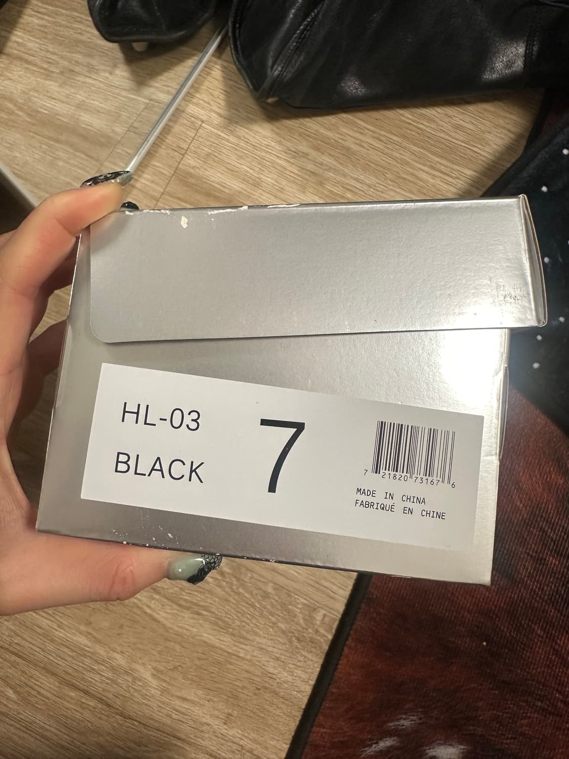 yeezy 이지 블랙 힐 HL-03 사이즈 7 상품이미지5