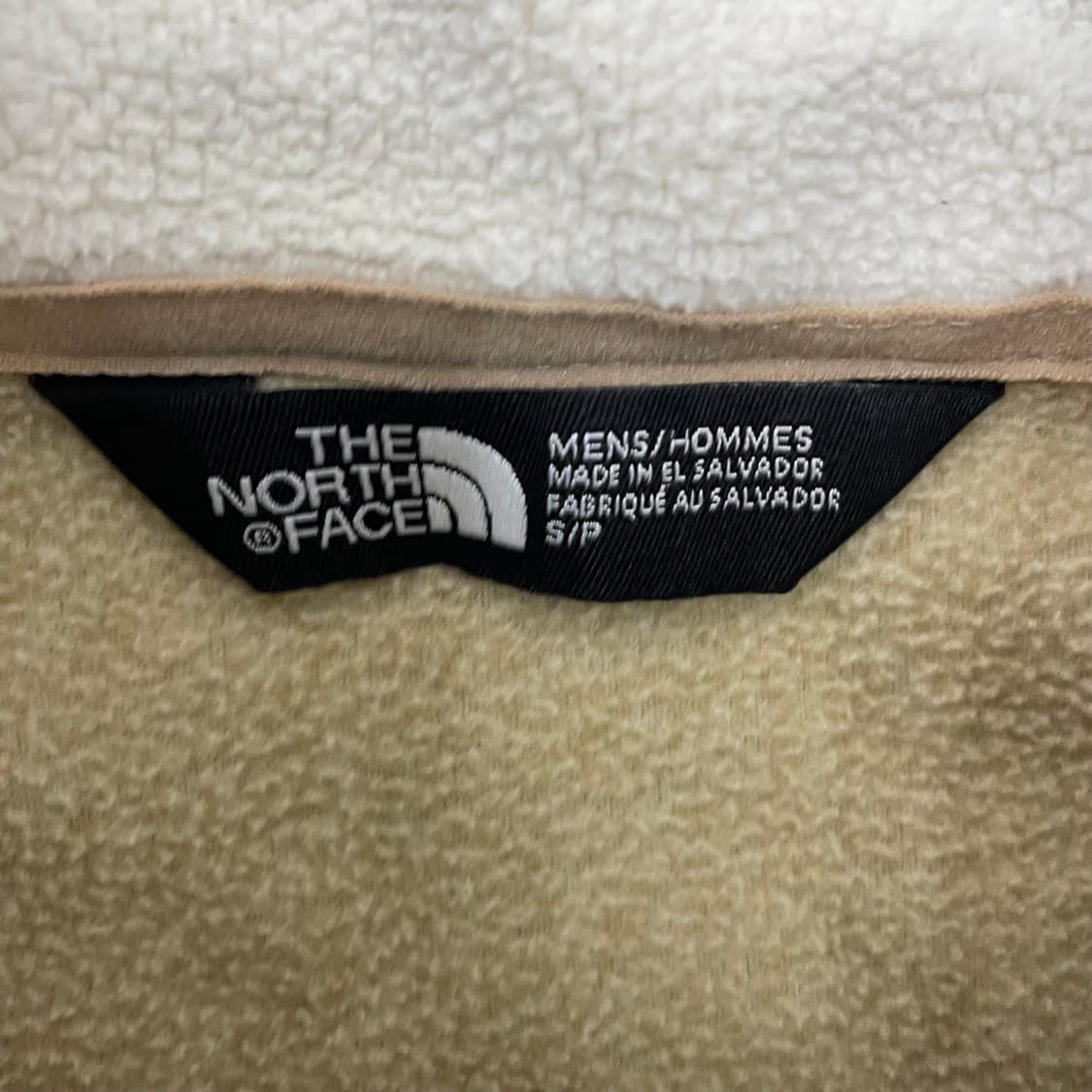 노스페이스 베이지 반집업 후리스 상품이미지2