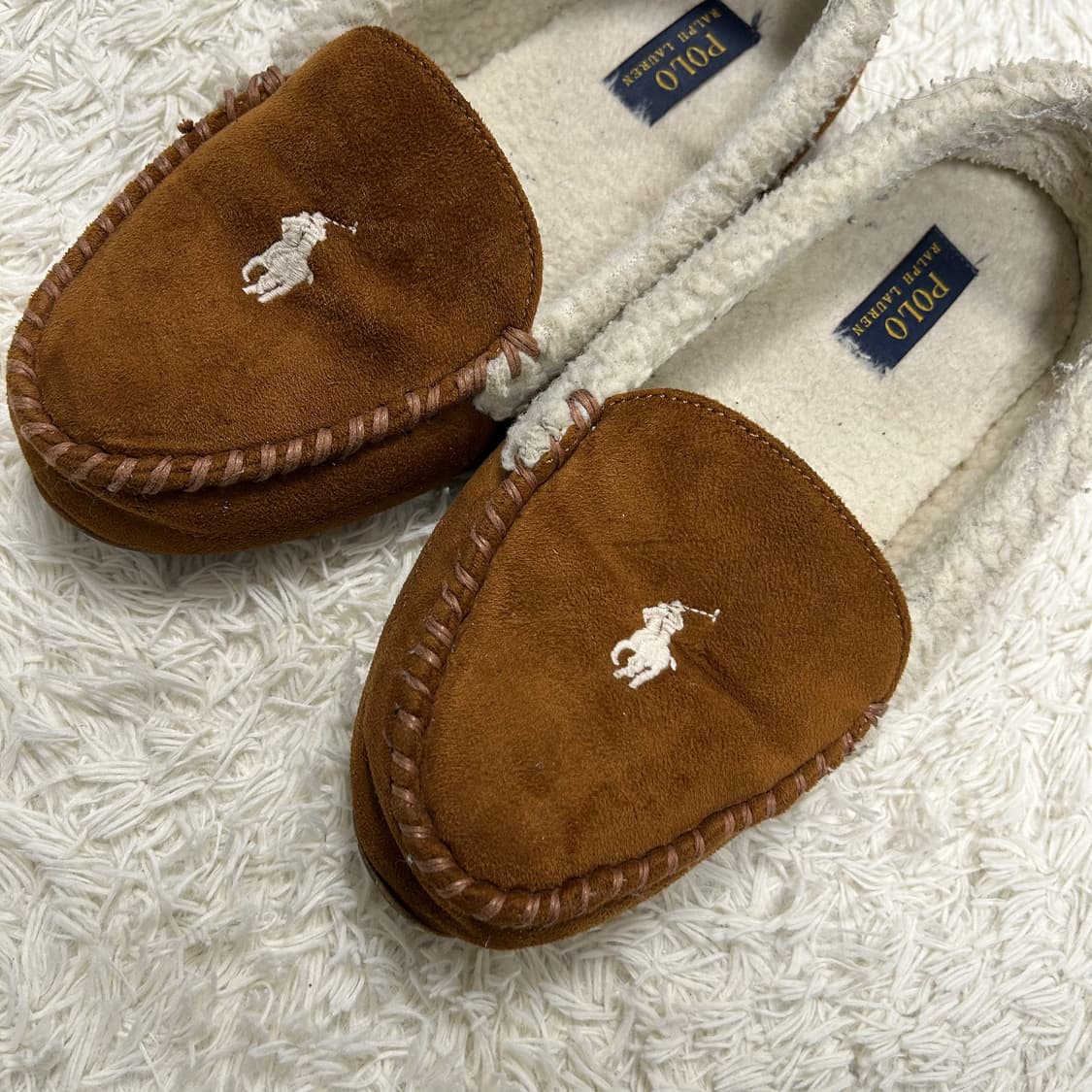 Polo Faux Fur Mocca Loafers 상품이미지2