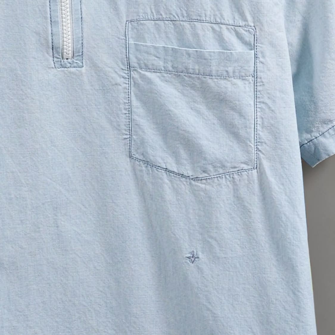 105 STONE ISLAND 스톤아일랜드 가먼트다잉 반팔 셔츠 상품이미지5