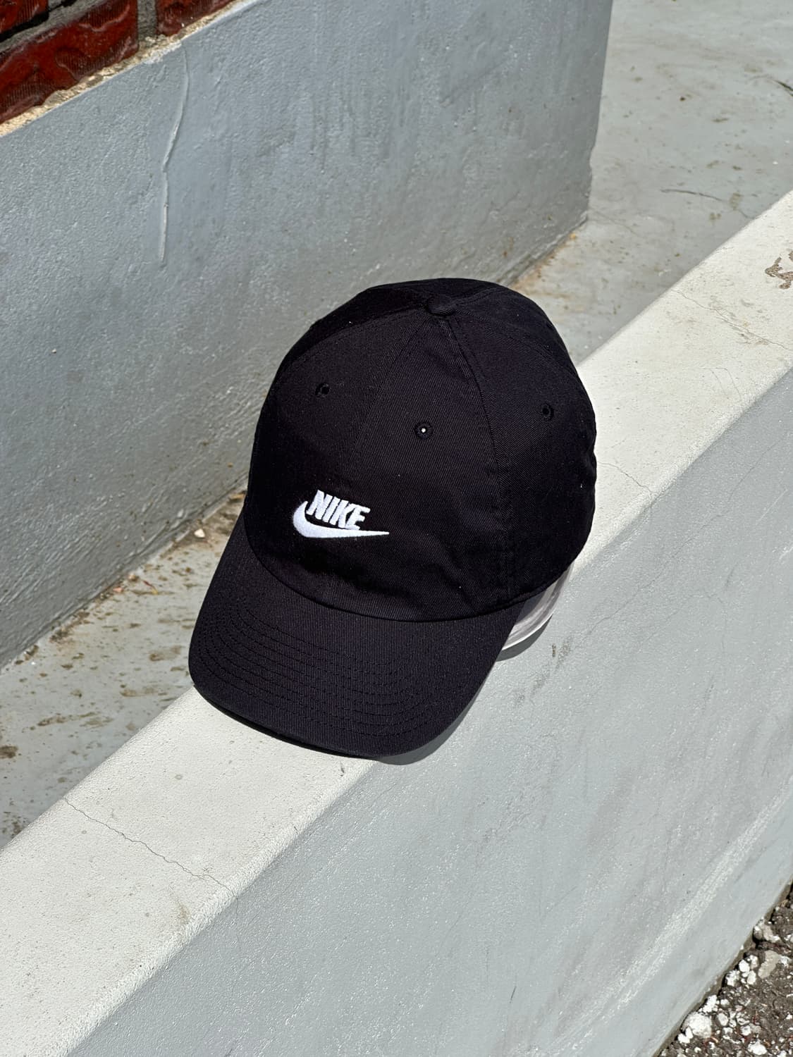 [F] 나이키 로고 블랙 푸츄라 볼캡 모자 상품이미지2