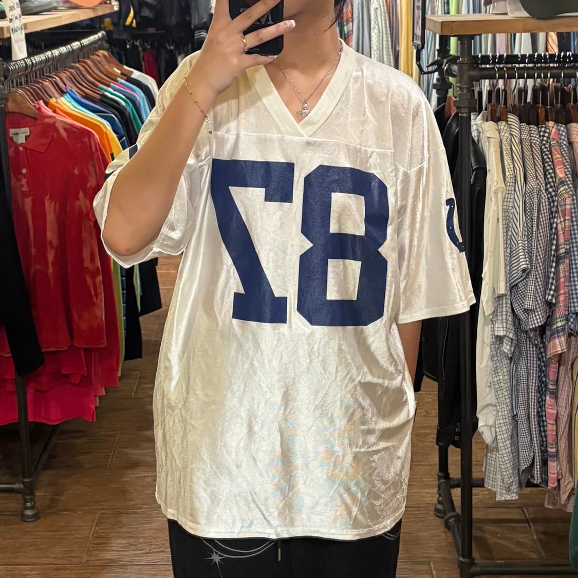 [HI] NFL 풋볼져지 반팔티 화이트 상품이미지3