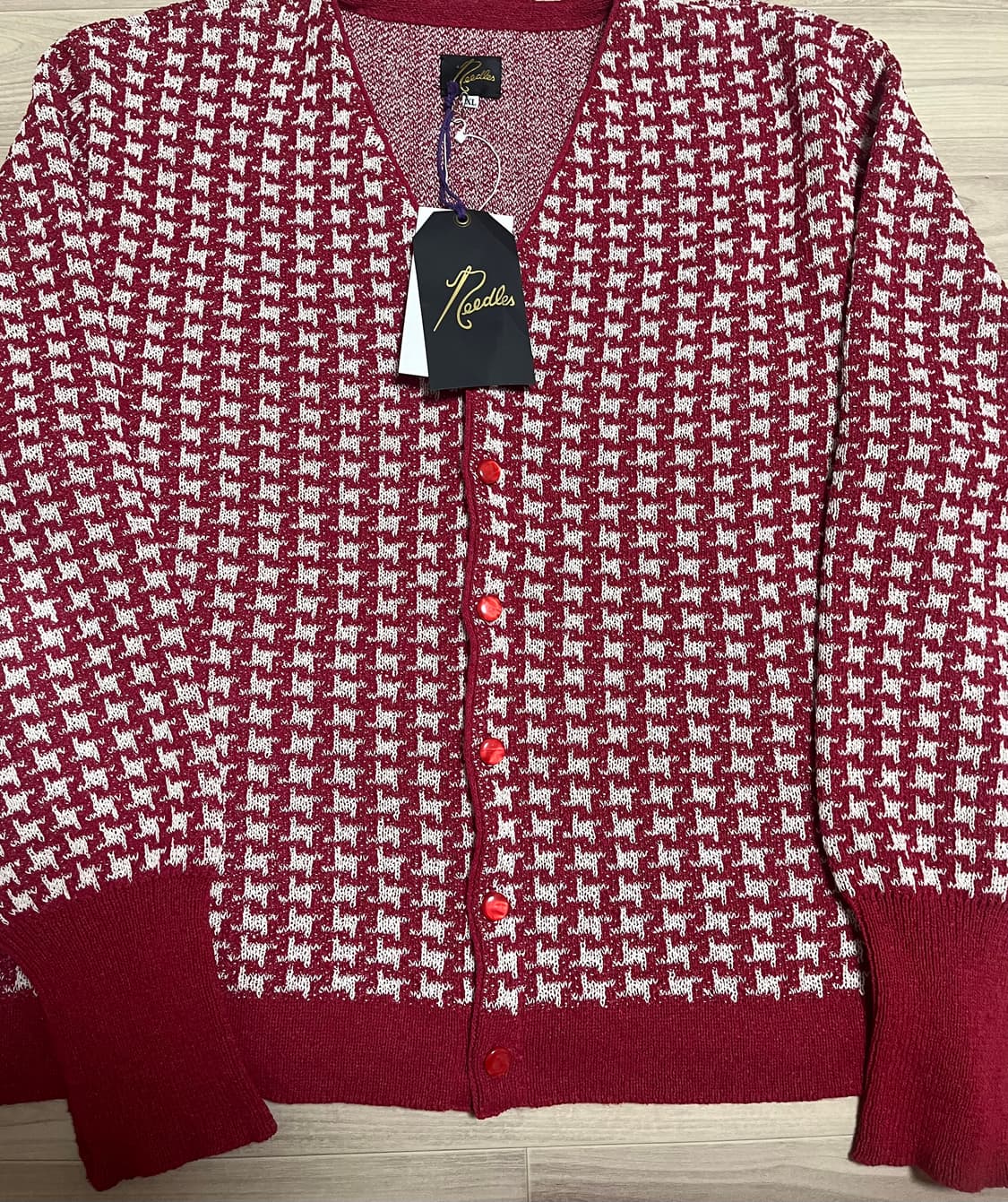 (NEEDLES)니들스 브이넥 가디건 HOUNDSTOOTH 상품이미지3