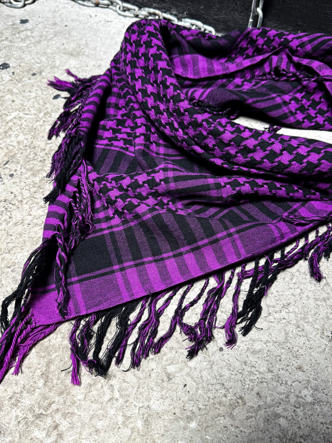 Purple Fringe Scarf  상품이미지8
