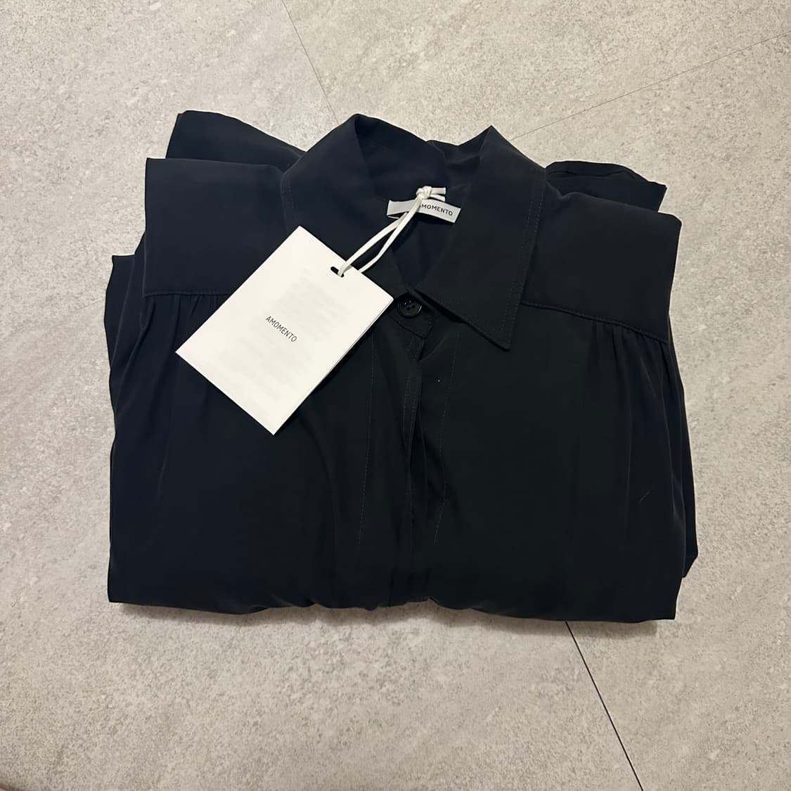 아모멘토 텐셀 셔링 셔츠 드레스 상품이미지3