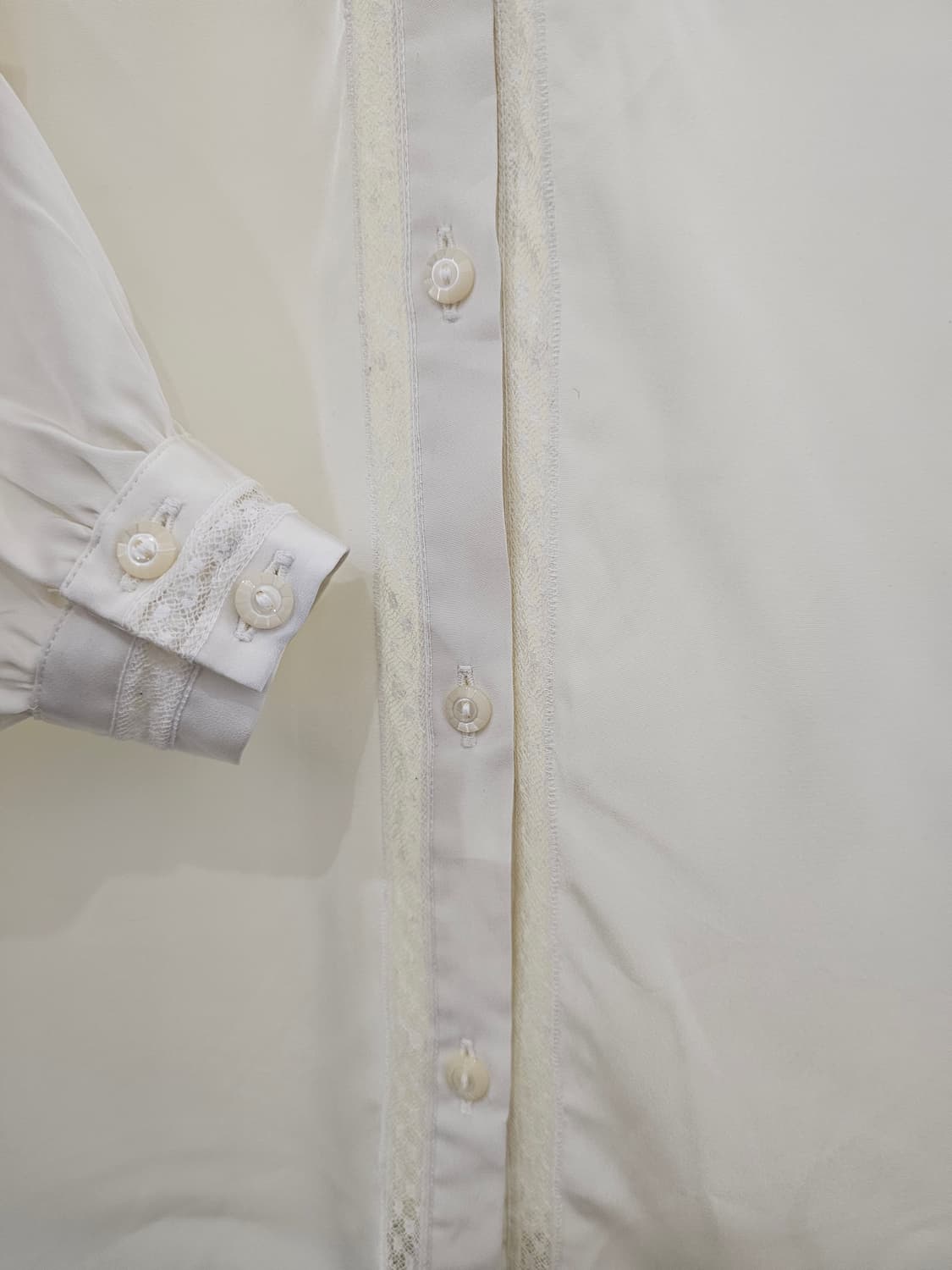 Japan 웨스턴 시스루 블라우스 상품이미지4