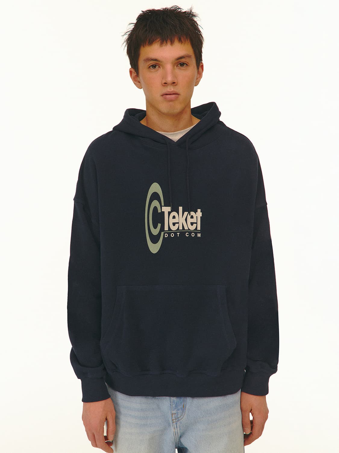 (M) 테켓 심볼 후디 네이비 상품이미지4