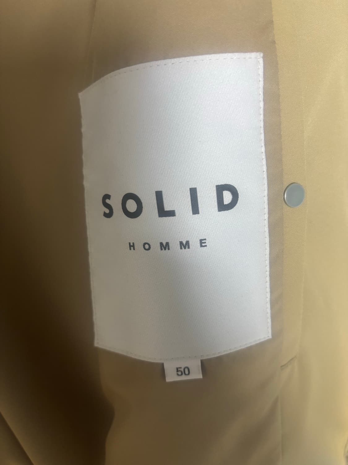 (새상품) 솔리드옴므 24ss 쉘파카 (50 / 105사이즈) 상품이미지8