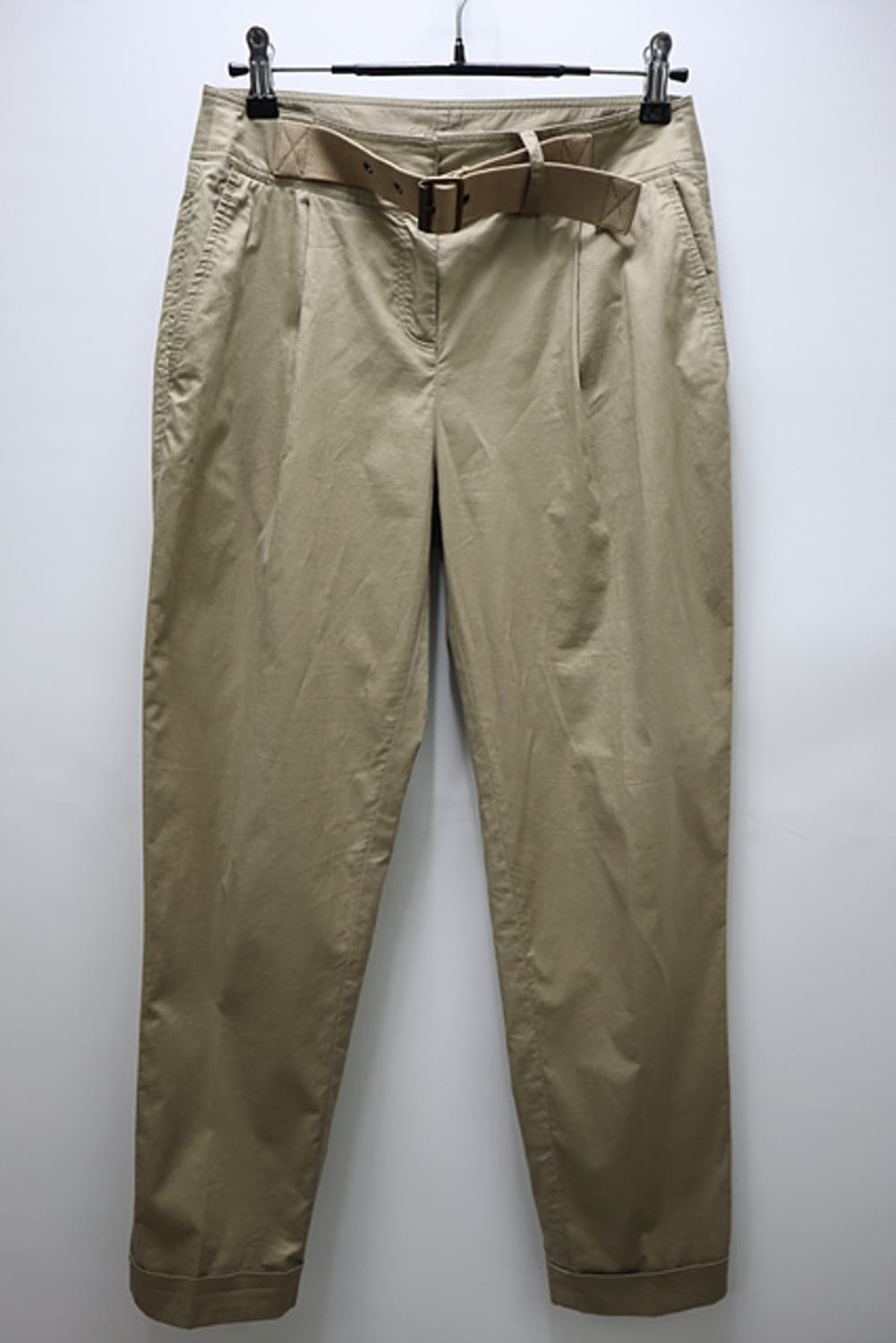 여성 BURBERRY 버버리 브릿 벨트 팬츠 홑겹 매장판 상품이미지1