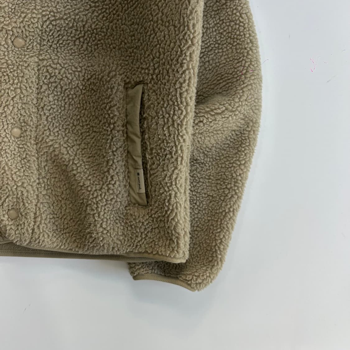 Snow peak 스노우피크 베이지 후리스 자켓 상품이미지5