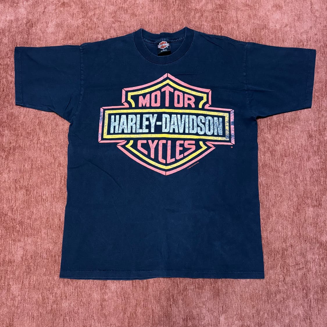 90s 할리데이비슨 반팔 티셔츠 L made in usa 상품이미지1