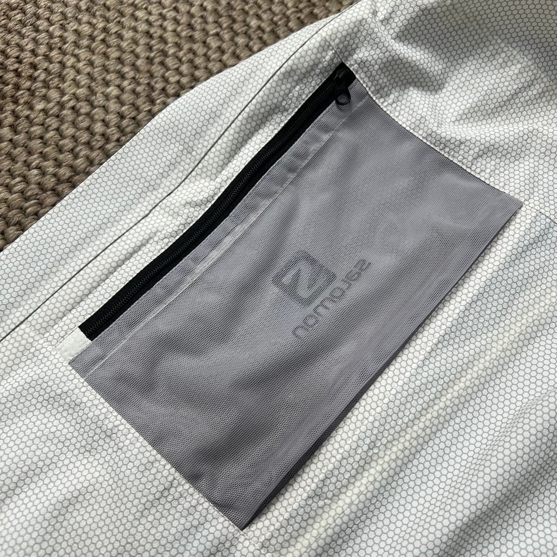 SALOMON 살로몬 후드 바람막이 화이트 105 상품이미지5