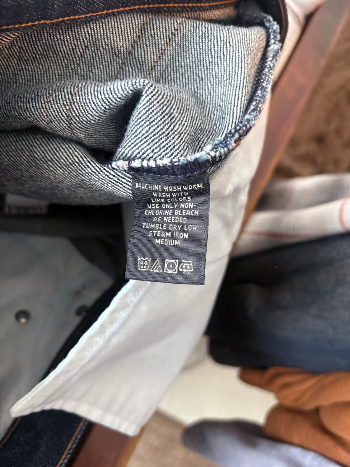 더블알엘 셀비지 데님팬츠 (made in usa) 상품이미지8