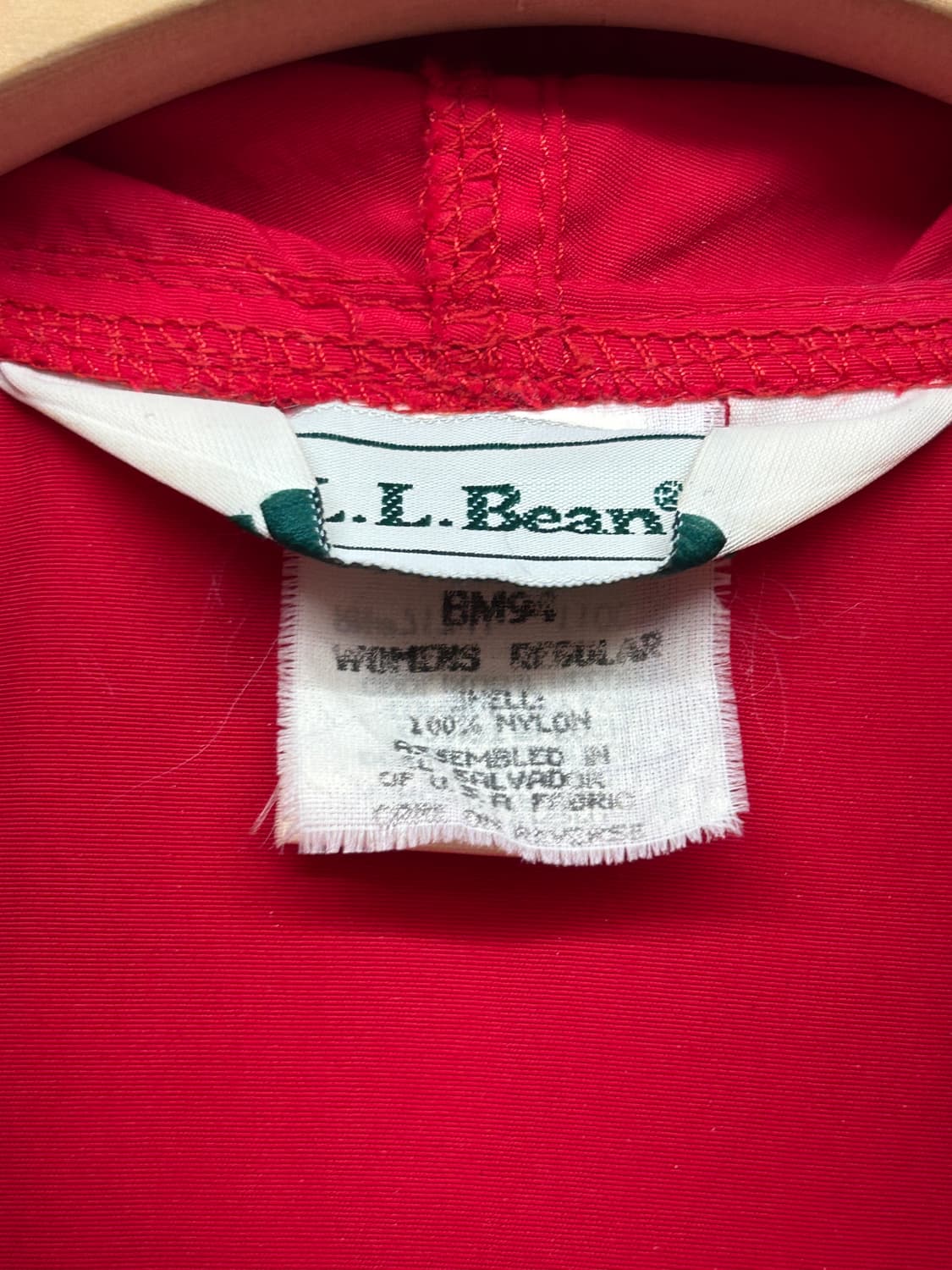 L.L.Bean 빨간색 아노락 바람막이 상품이미지3