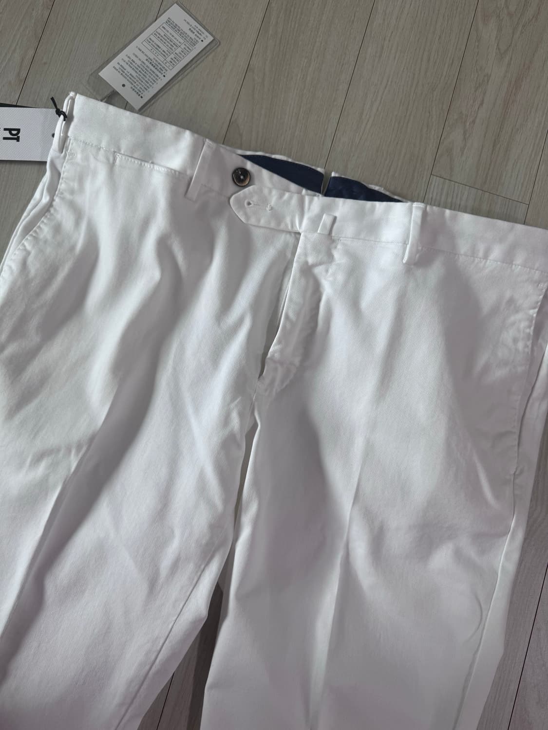 PT torino 피티 토리노 화이트 치노팬츠 52 새상품 상품이미지3