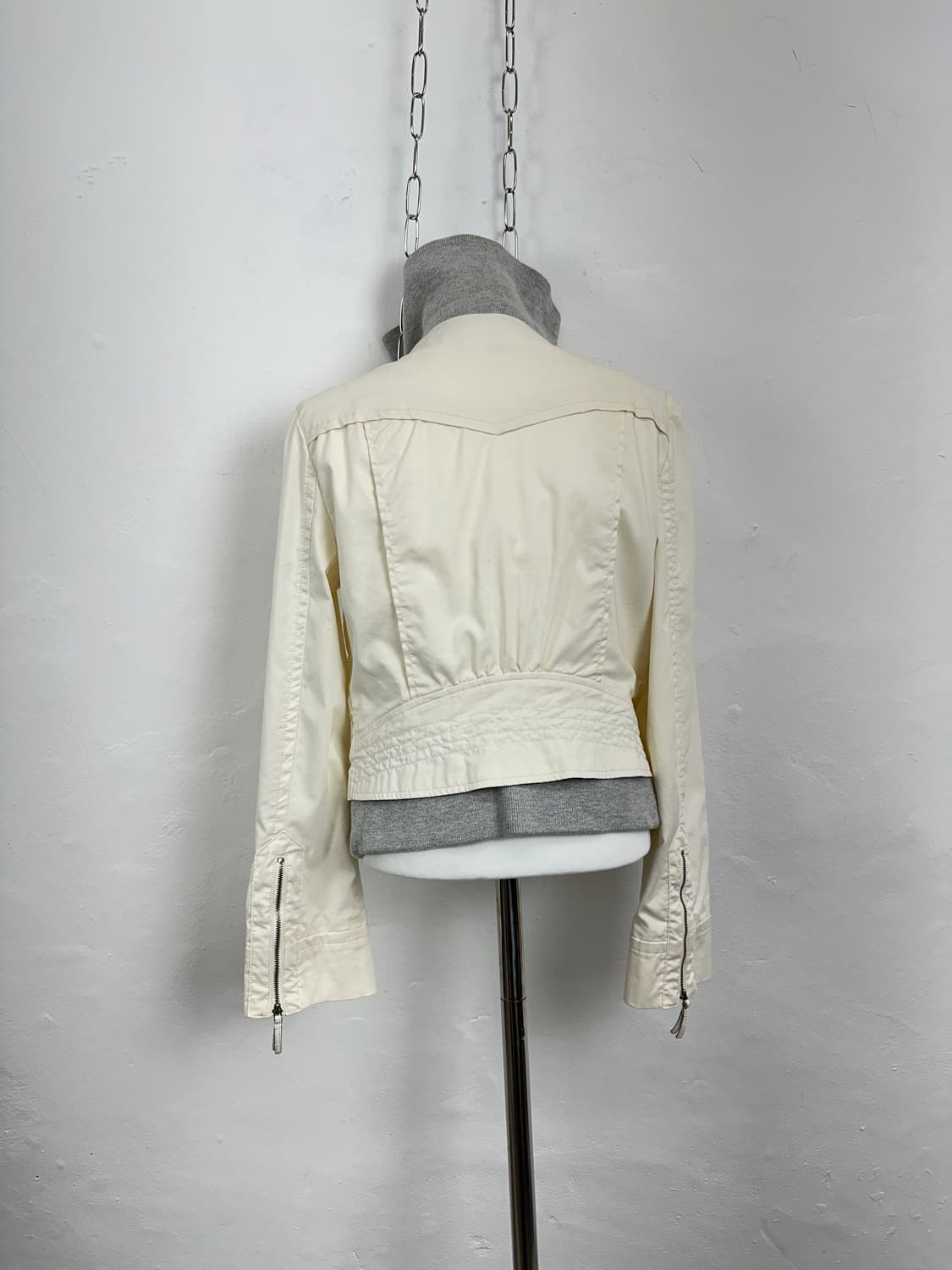 System Asymmetric Double Zip High-Neck J 상품이미지4