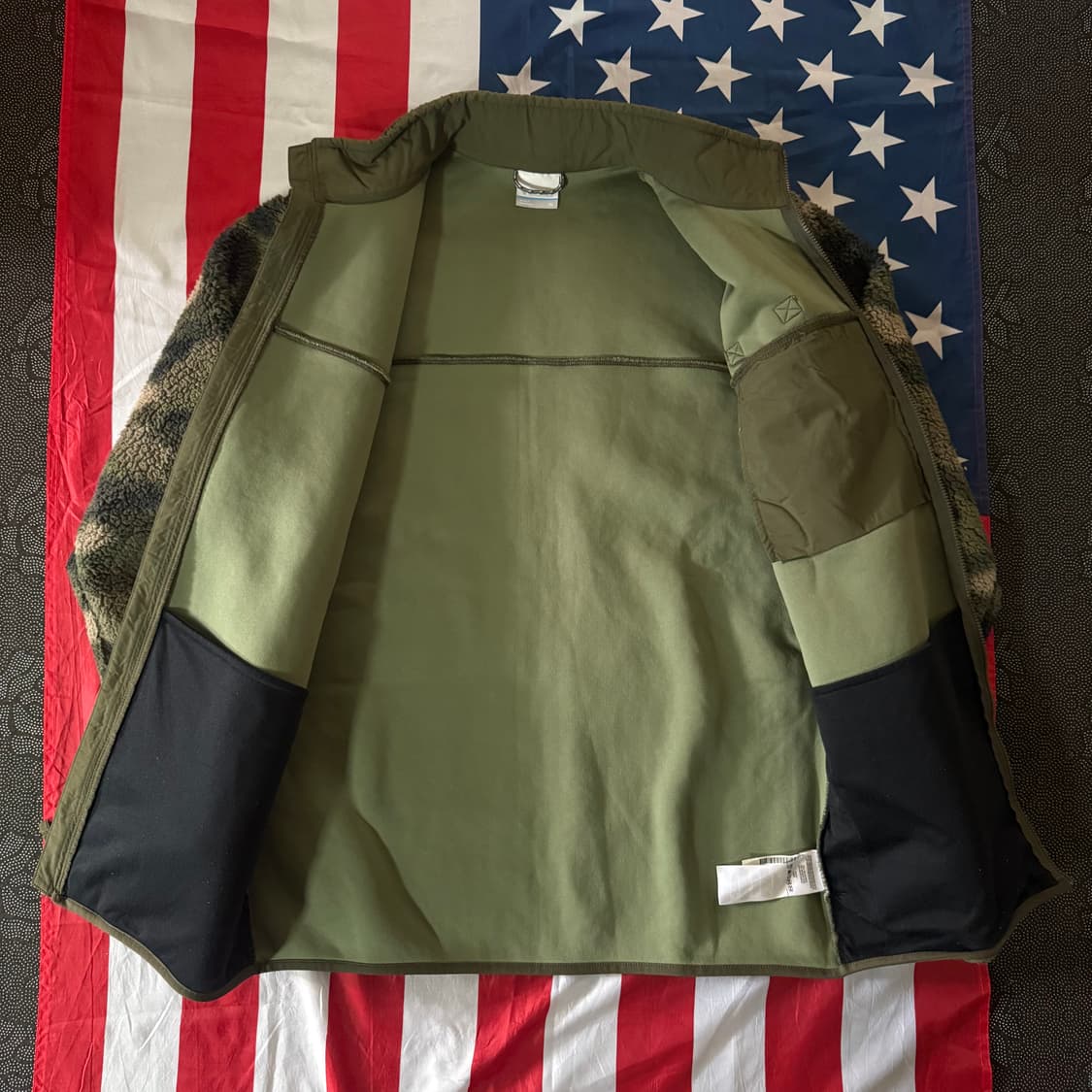 [XL] 컬럼비아 카모 밀리터리 후리스 자켓 상품이미지8