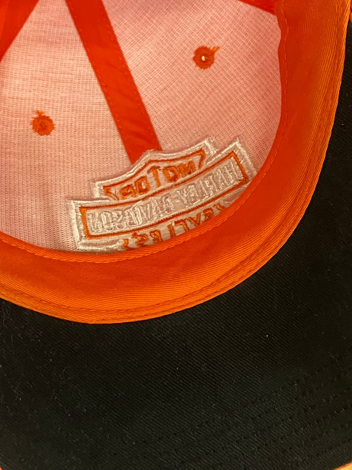 할리데이비슨 바앤실드 볼캡 오렌지  #csz2942 상품이미지5