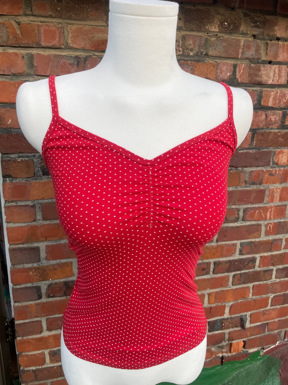 브랜디멜빌 땡땡이 레드 나시 상품이미지1