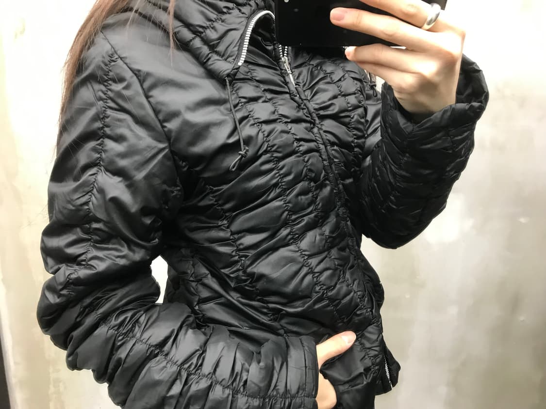 Shirring high neck light padding 상품이미지8