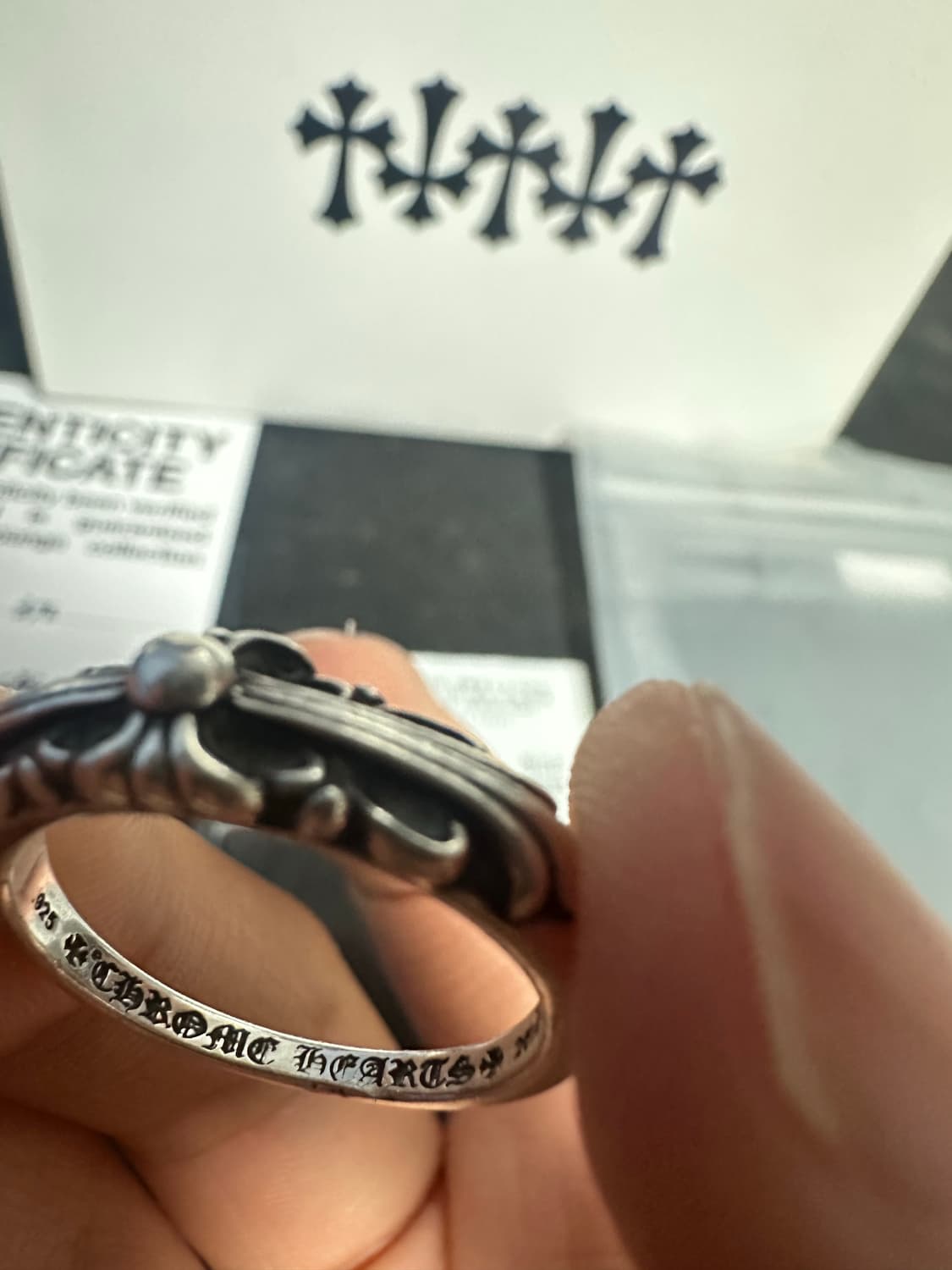 [us9.5]ks19호 크롬하츠 베이비플로랄링 상품이미지4