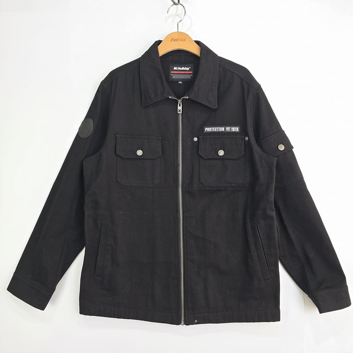 엠홀리데이 M.Holiday 포켓 자켓 블랙 105 상품이미지1