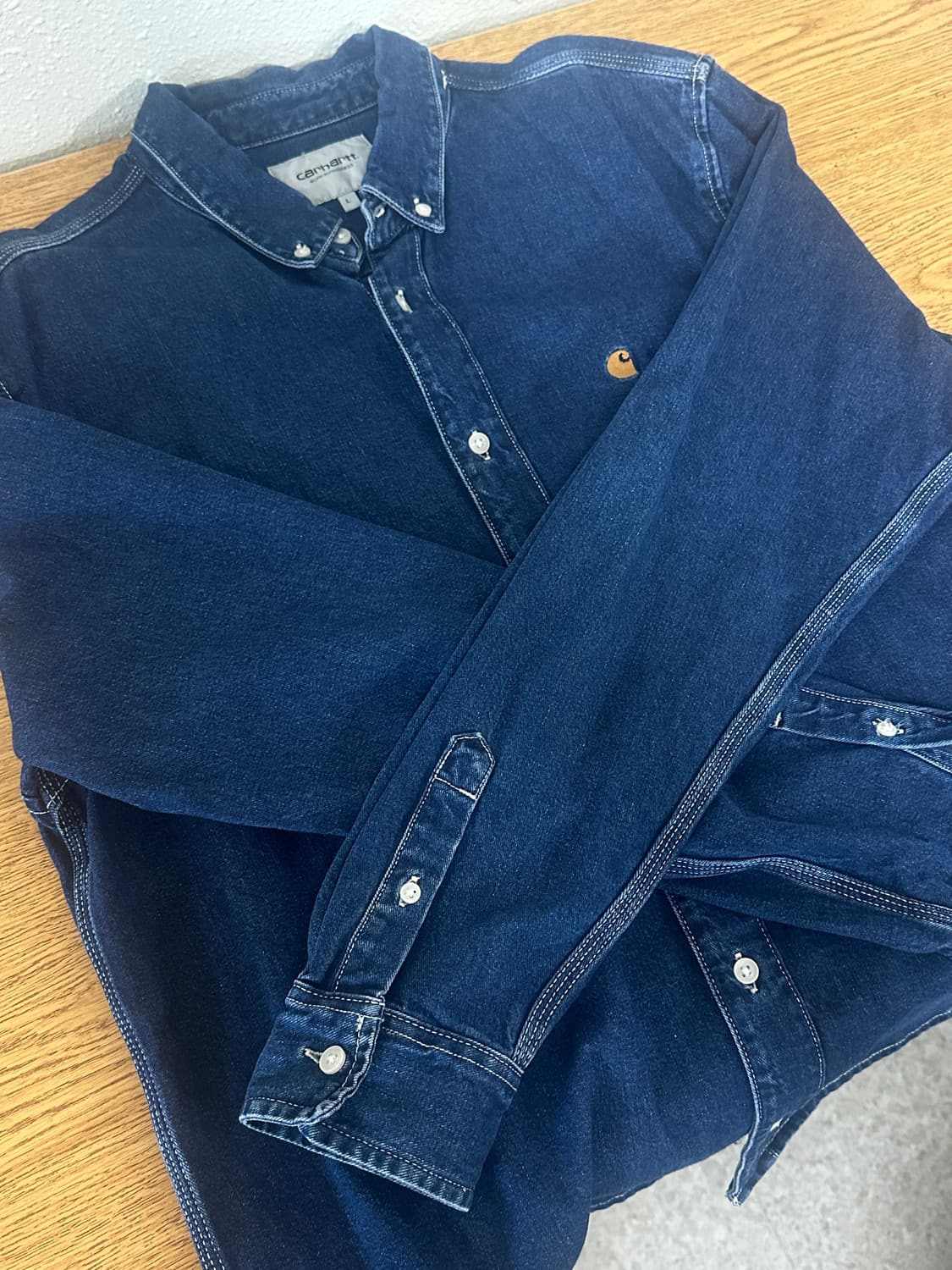 칼하트윕 L/S WELDON 셔츠 Blue stone washed (L) 상품이미지1