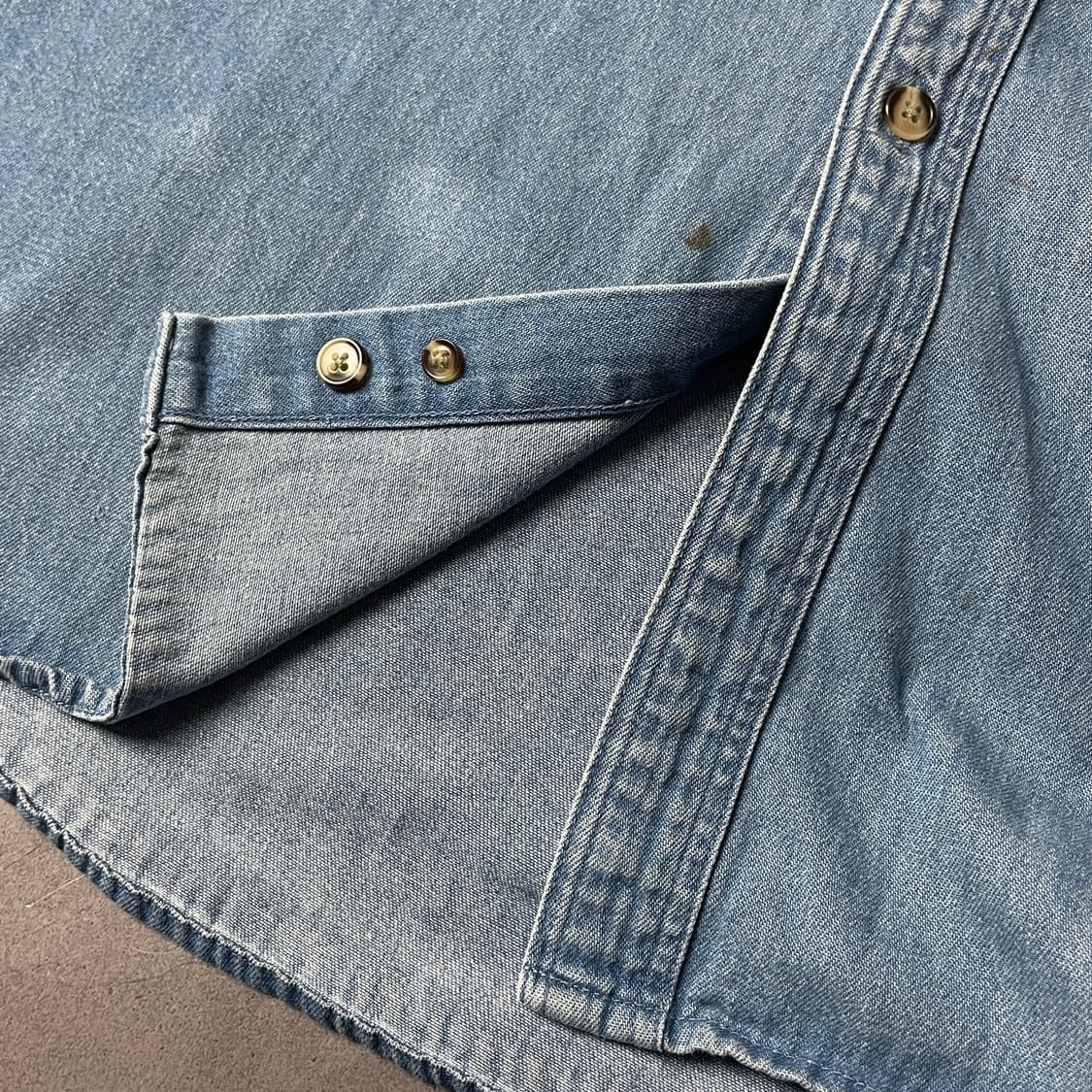SOUTH BAY 사우스베이 빈티지 코튼 데님 셔츠 A00554 상품이미지9