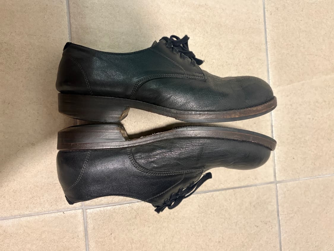 폴리테루 더비 슈즈 브라운 솔 상품이미지3