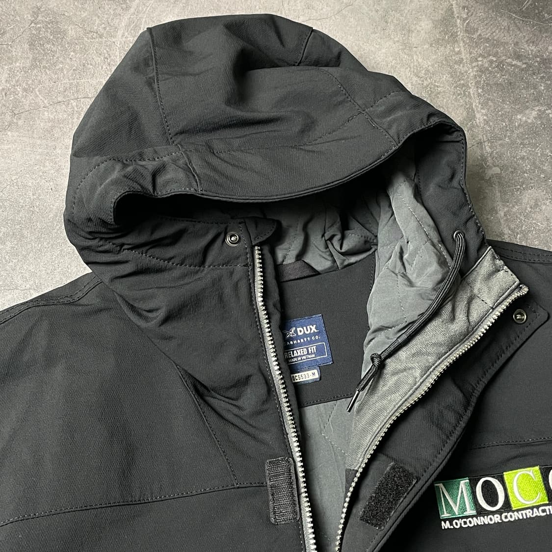 CARHARTT 칼하트 빈티지 블랙 후드 워크 자켓 A00840 상품이미지2