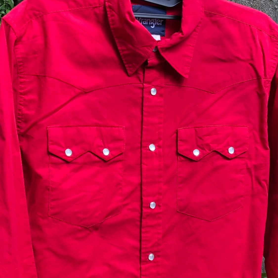 90s WRANGLER 랭글러 웨스턴 체크 셔츠  상품이미지2