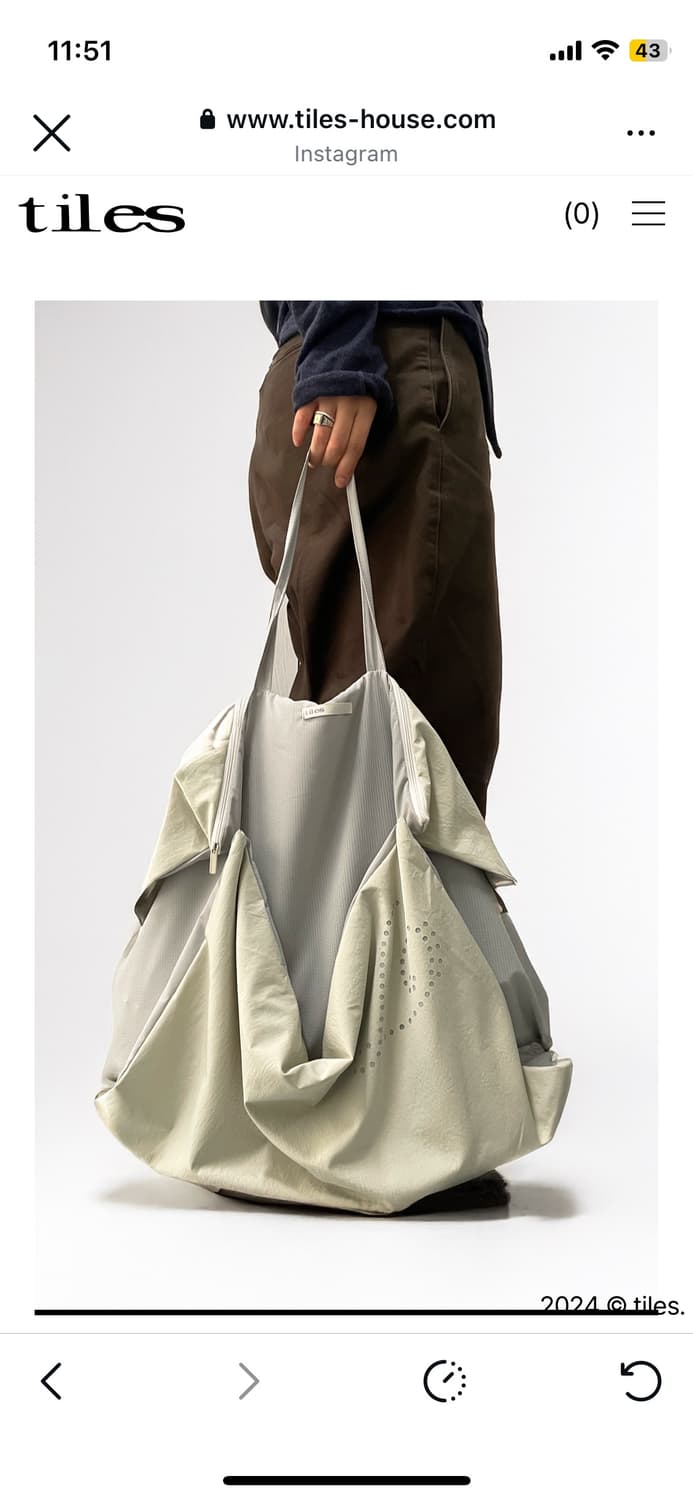 타일즈 tiles 레이어드 더블 숄더백 상품이미지1