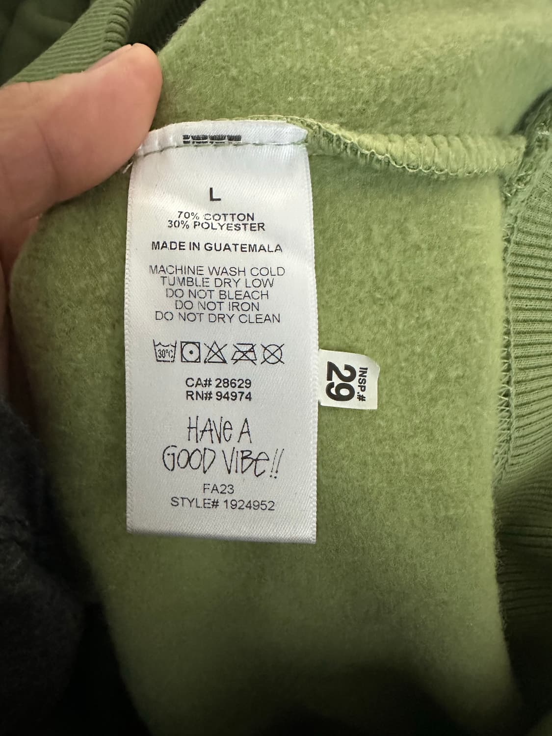 스투시 레터맨 후드 상품이미지5