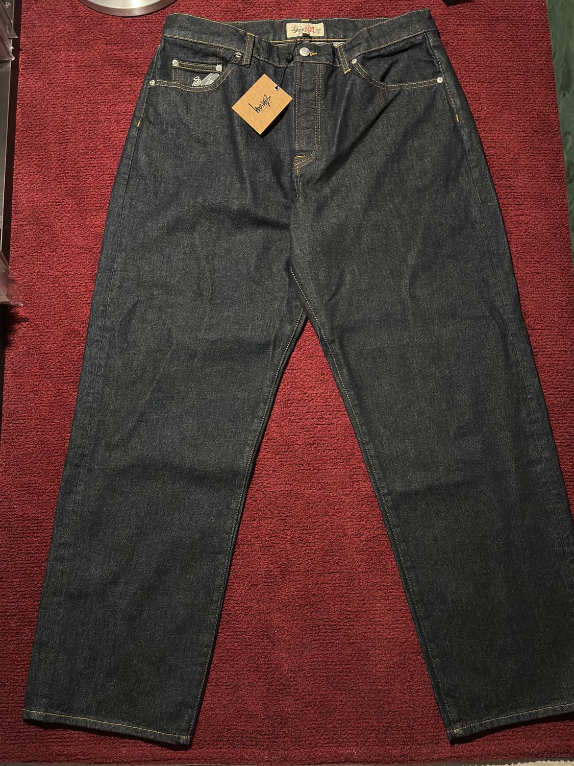 (새상품) 스투시 빅올진 린스드 인디고 34 상품이미지2