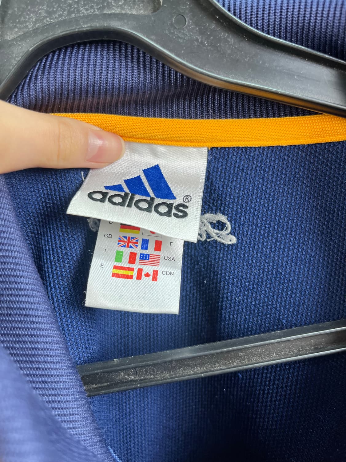 아디다스 90s 네이비 져지 2XL 상품이미지4