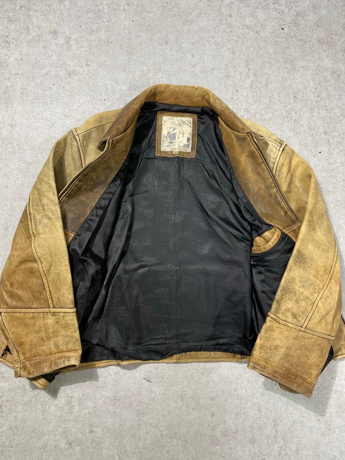 [97-100] 90s Shane 카우하이드 빈티지 레더자켓 상품이미지8