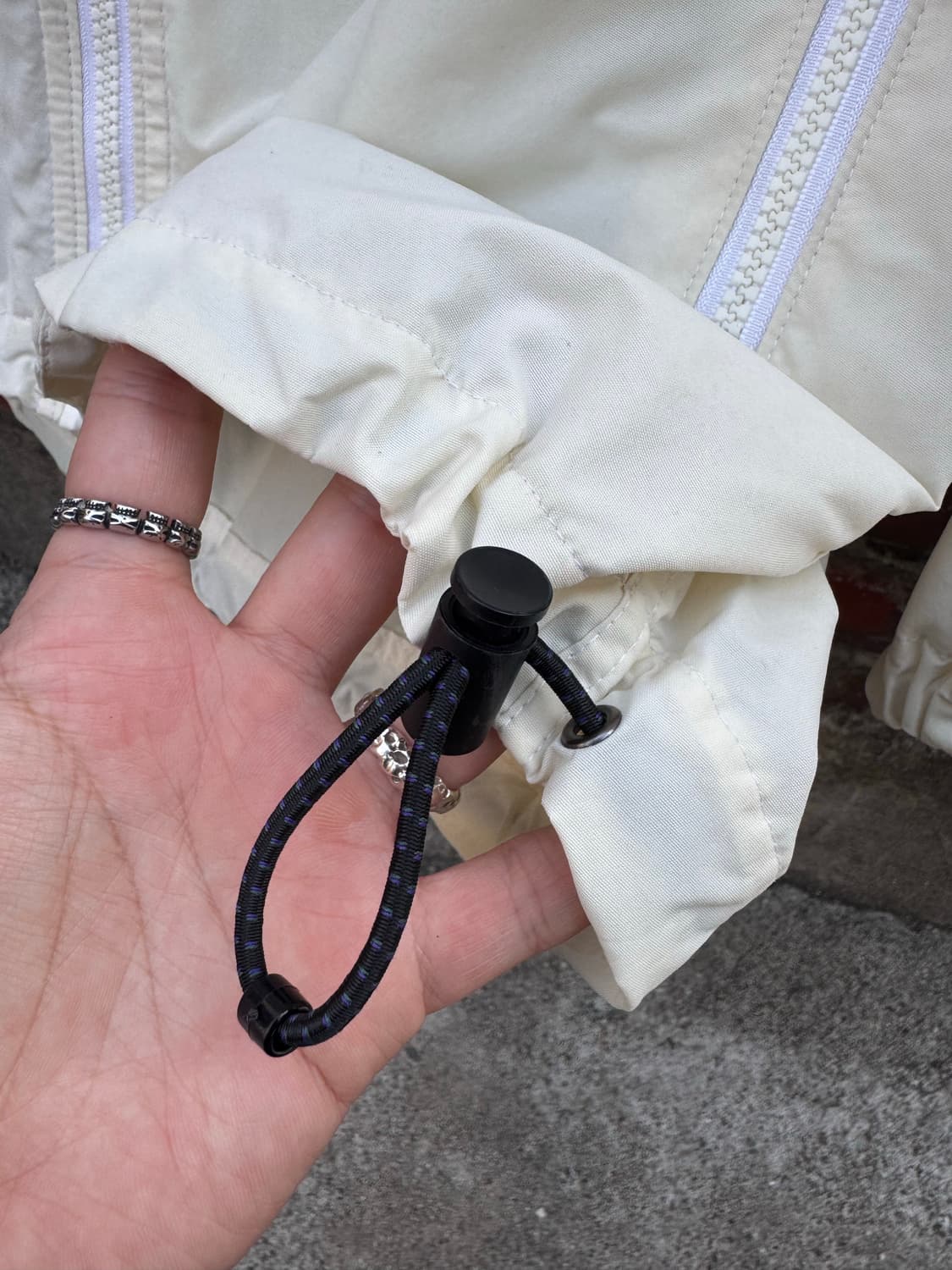 노스페이스 미들로고 나일론 컴팩트 바람막이  상품이미지5