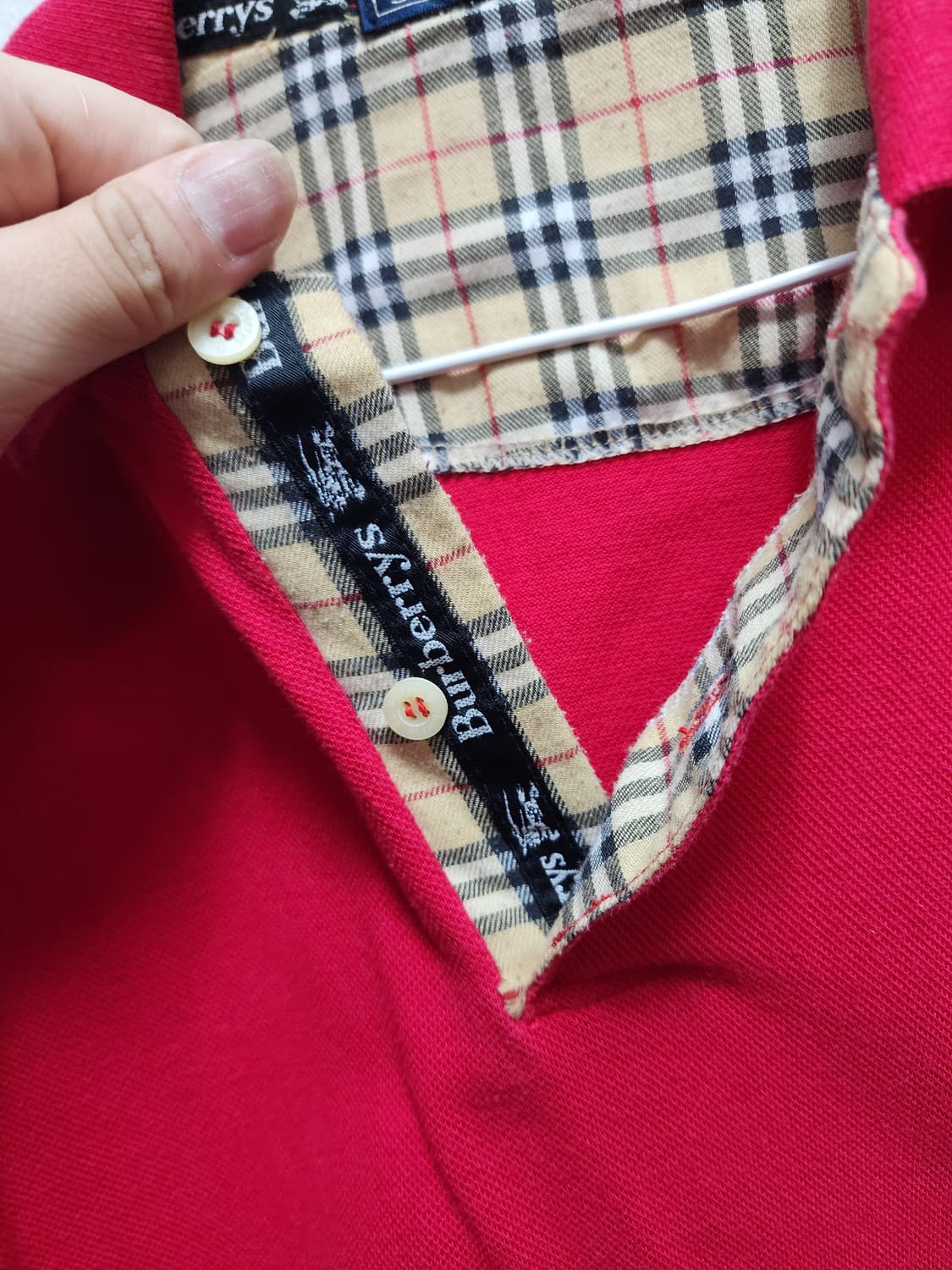 버버리 레드 빈티지 카라티 상품이미지4