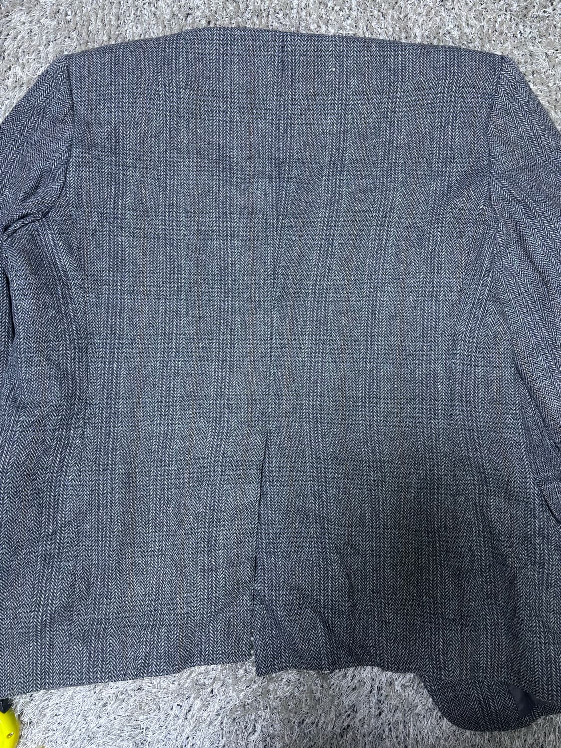 일본판 체크 울 블레이저 사이즈 105-110 상품이미지8