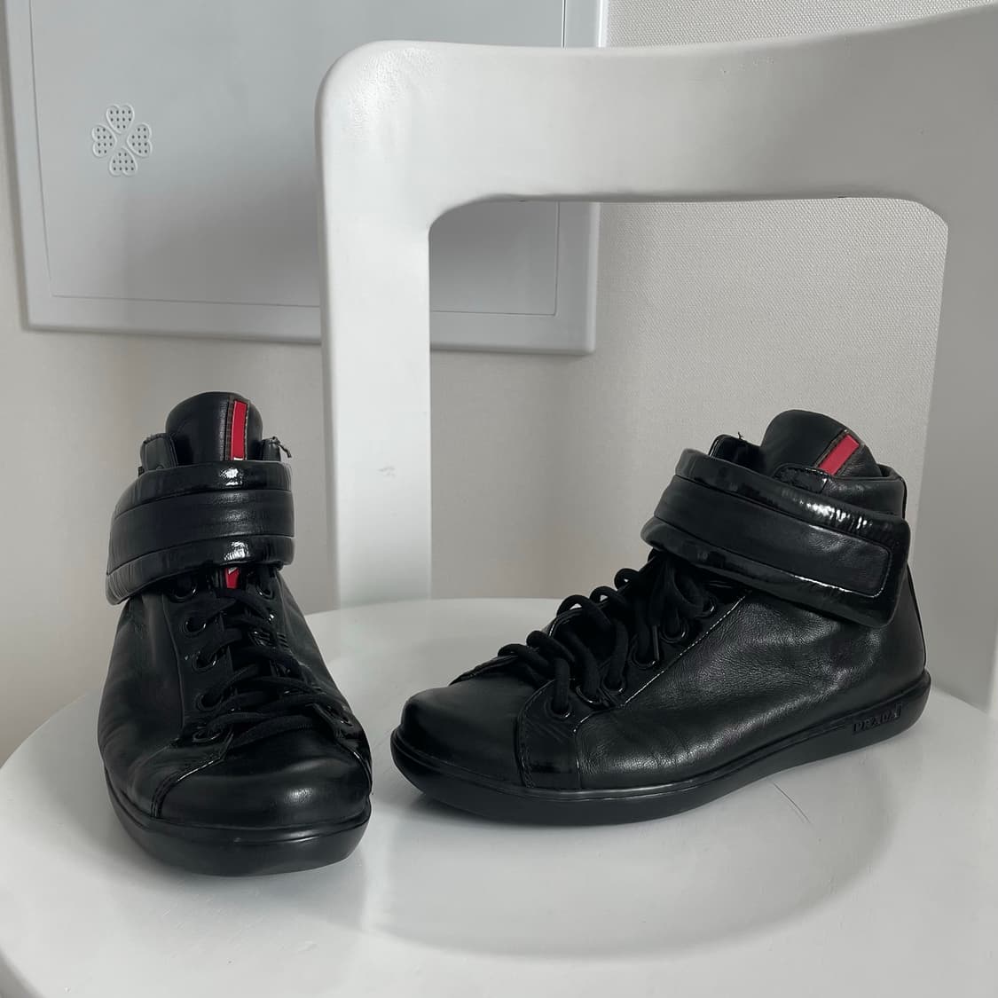 Prada Sport Strap High-Top Sneakers 235 상품이미지1