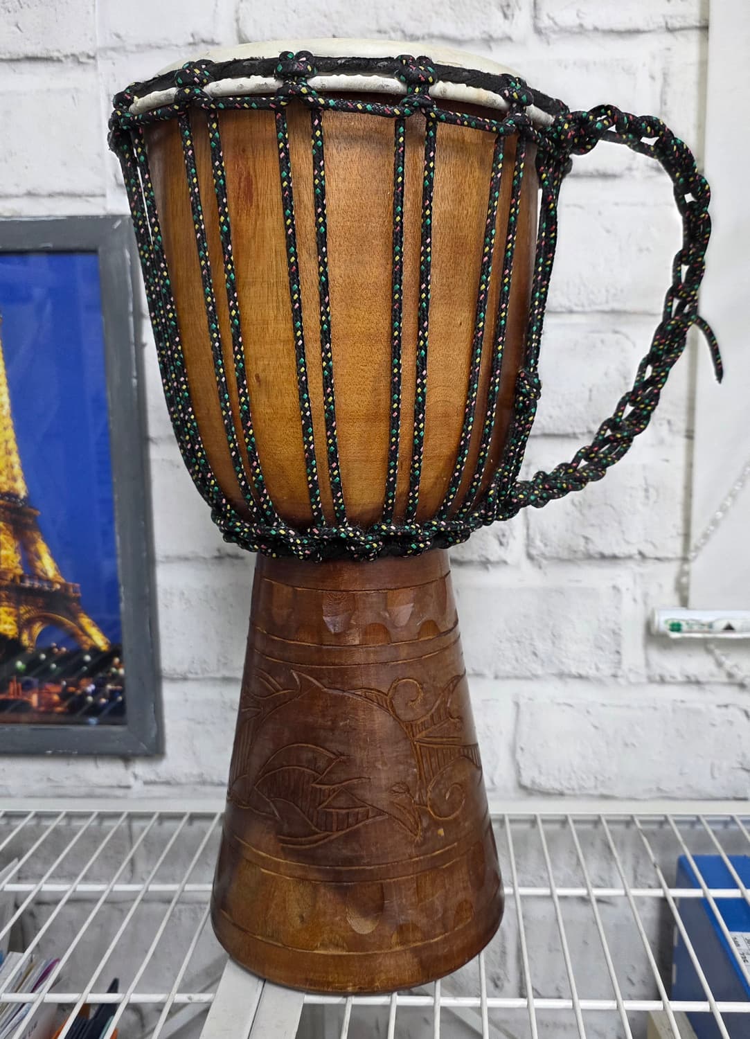 인도네시아 젬베  핸드메이드 타악기 북 인테리어소품 YB52 상품이미지4