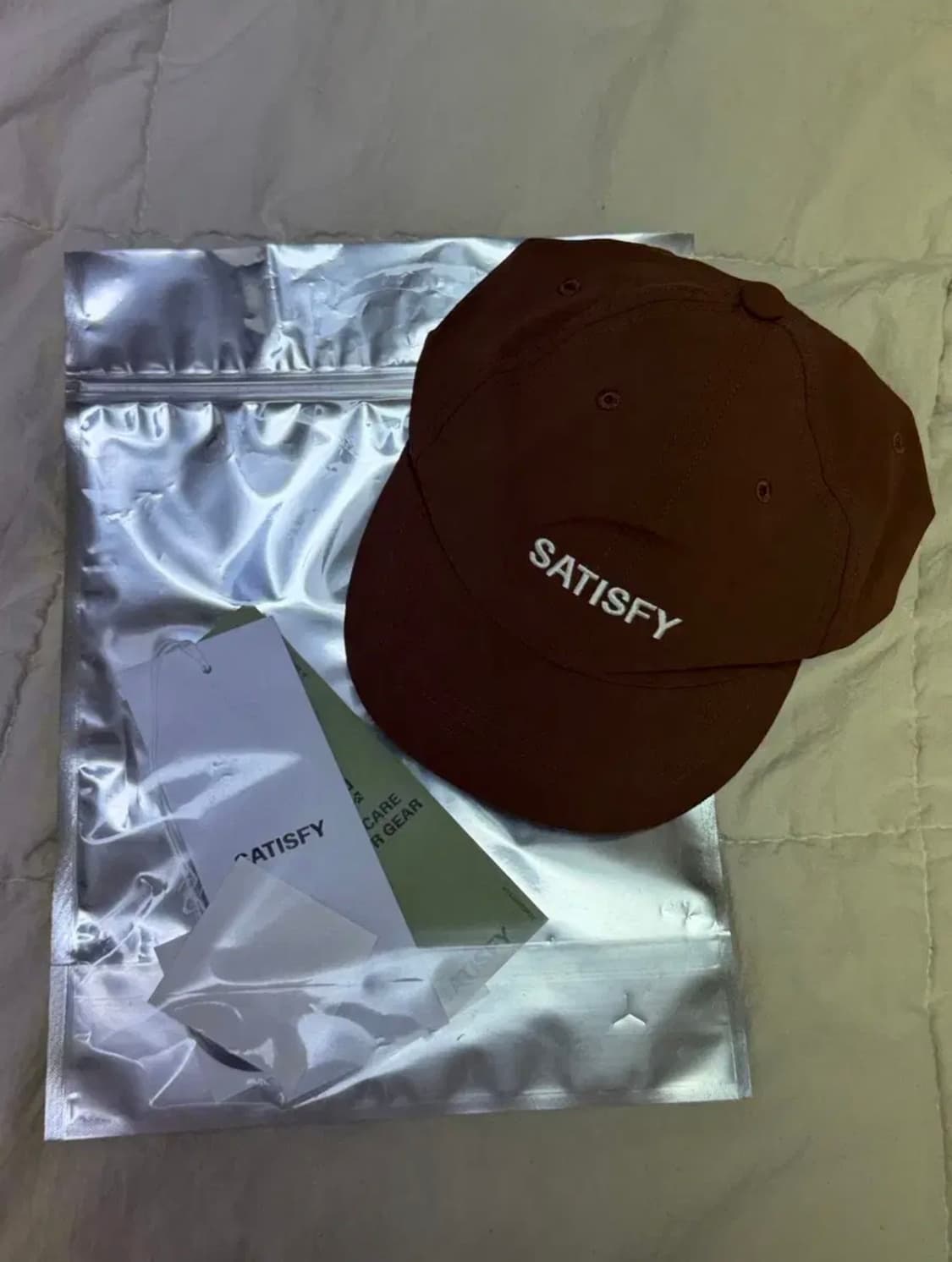 새티스파이 peace shell running cap(brown) 상품이미지1