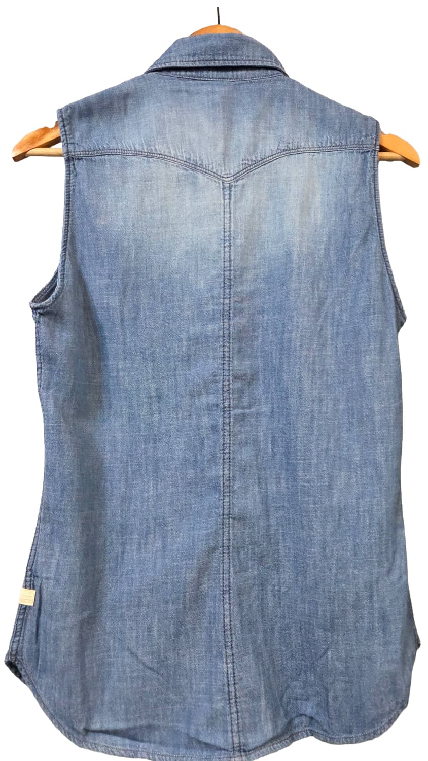 G-Star RAW 데님 민소매 셔츠(XXS/S/M) 상품이미지2