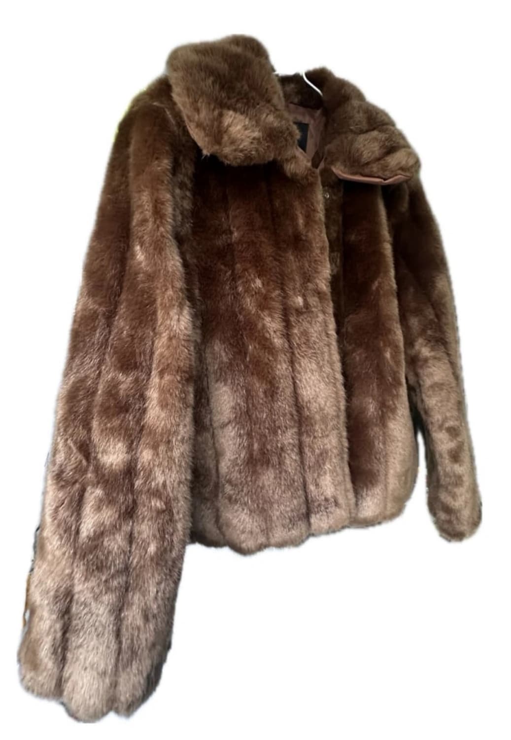 브라운 숏 퍼자켓 상품이미지1