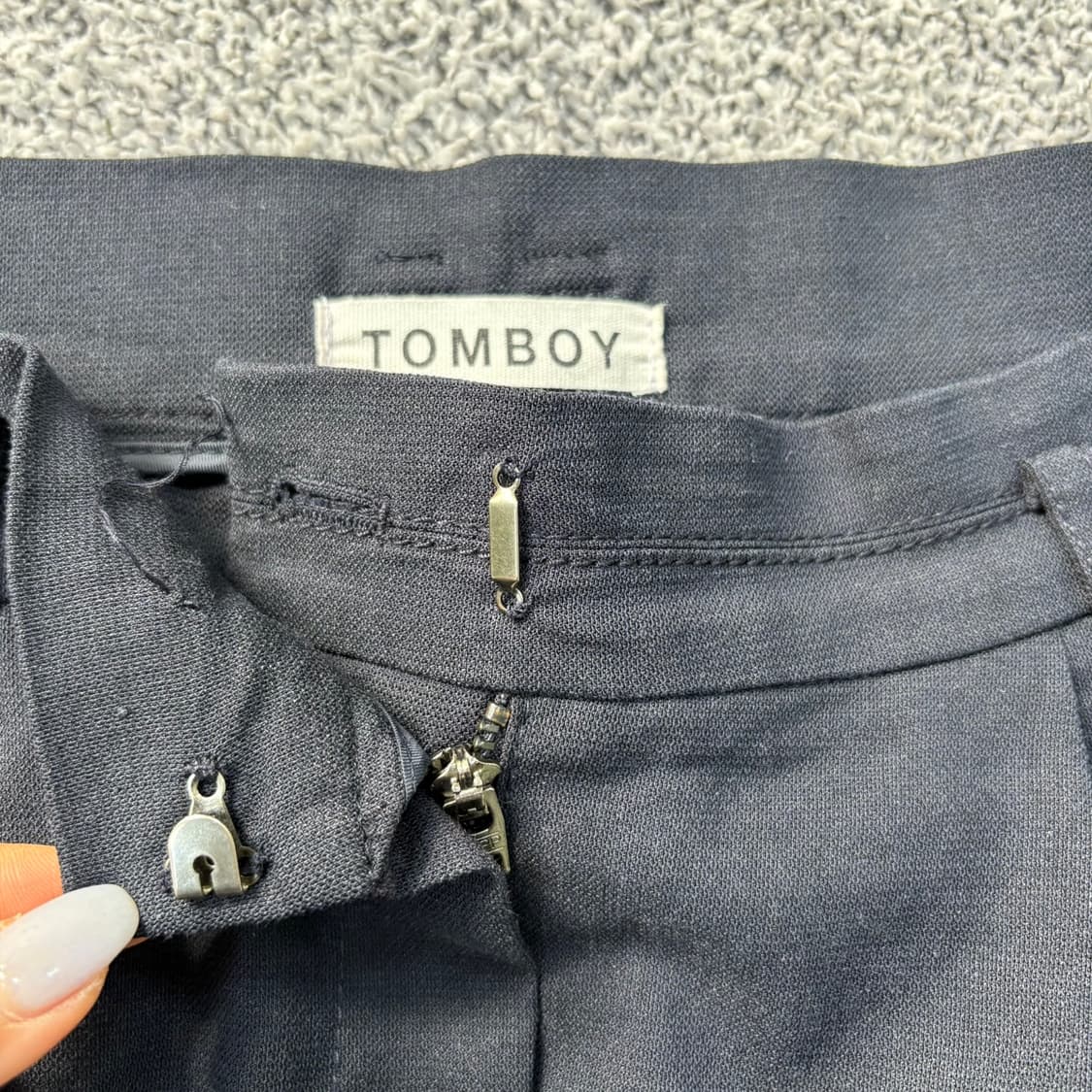 67 톰보이 여성 린넨 팬츠(밑단확인) 0325J 상품이미지2