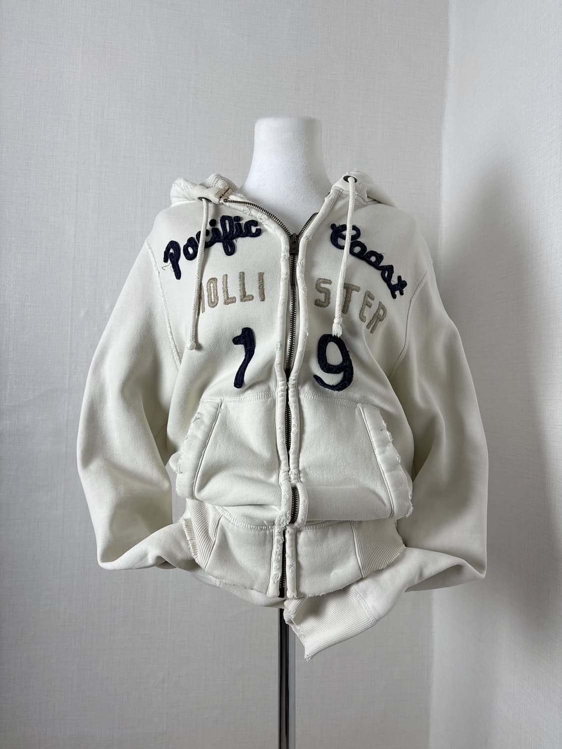 홀리스터 아이보리 후드집업 상품이미지1