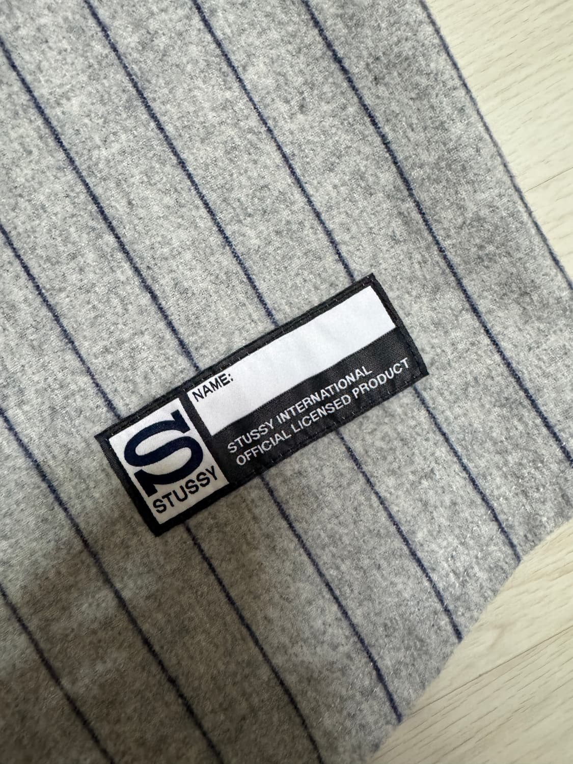 스투시 15ss 스트라이프 베이스볼 저지 XL 상품이미지2