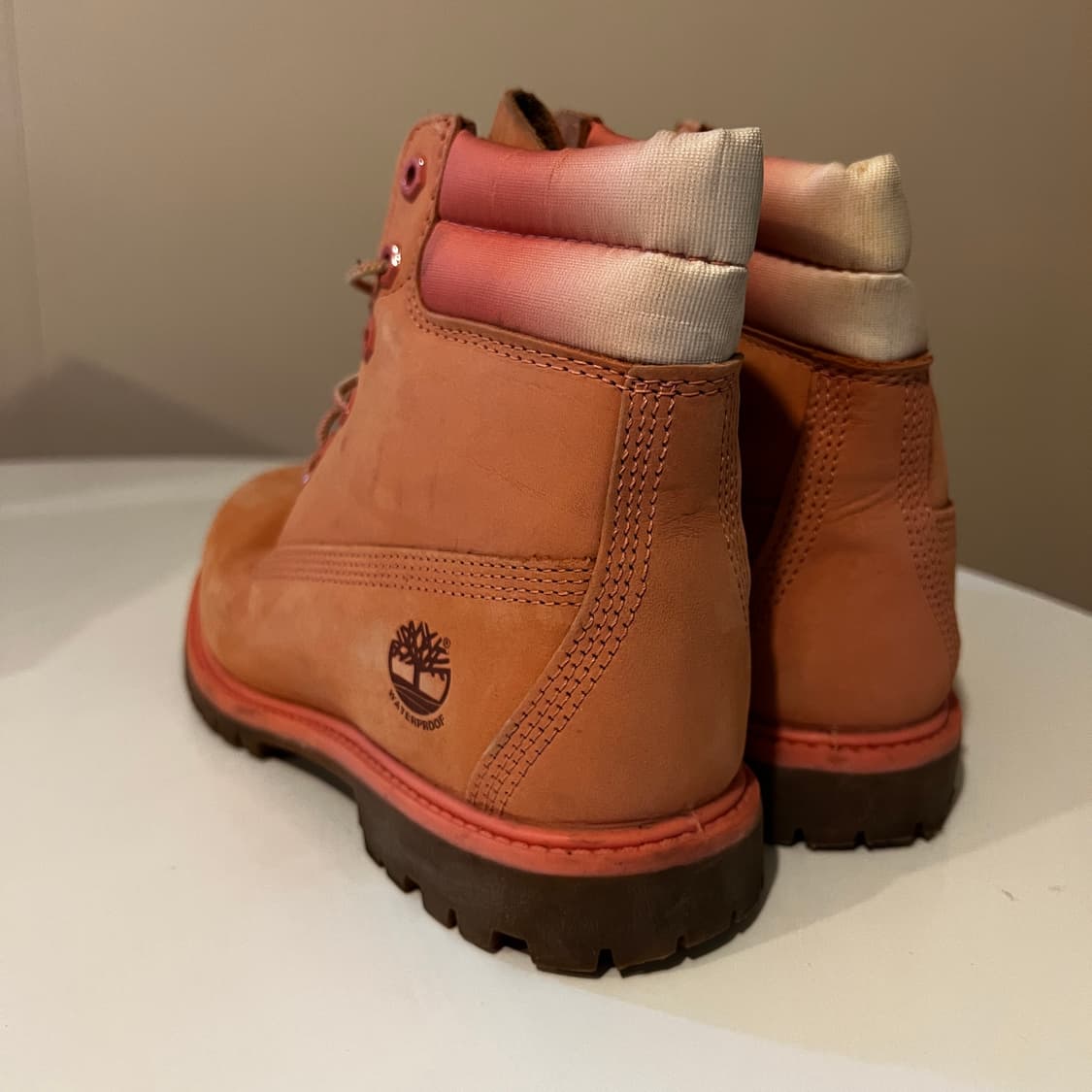 팀버랜드 6인치 프리미엄 워터프루프 핑크 부츠 상품이미지4