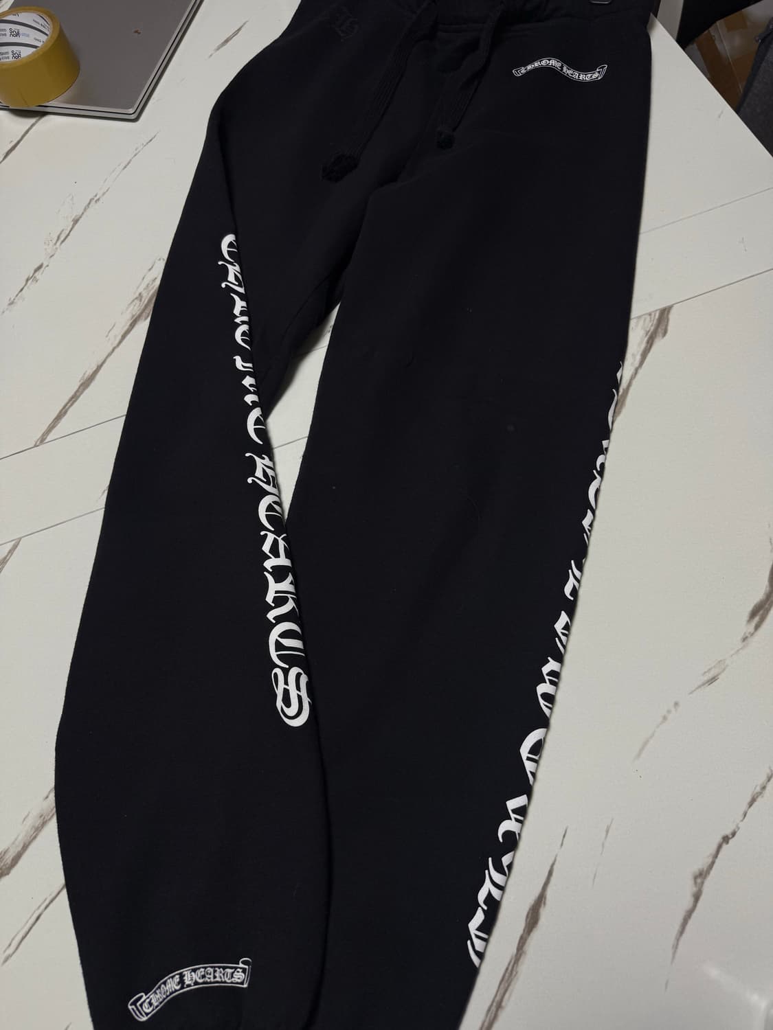 크롬하츠 스크롤 스웻 팬츠 m 백회점판 상품이미지1