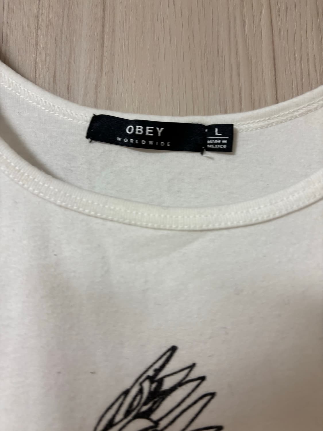 obey 우먼즈 슬리브리스 라지사이즈 상품이미지2